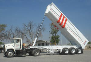 Heavy Duty End Dump Trailer